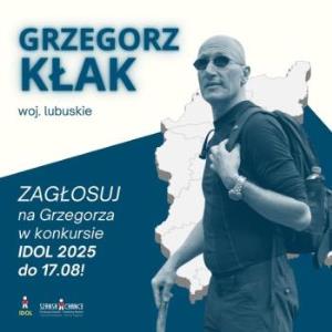 Grzegorz Kłak walczy o tytuł Idola Ogólnopolskiego w kategorii IDOL Środowiska!