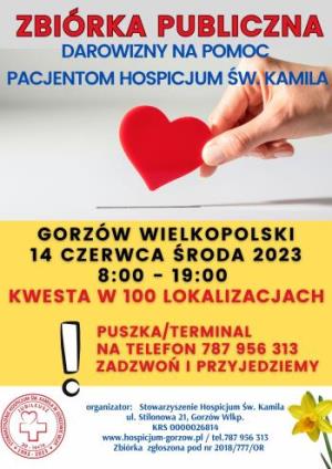 Zarezerwuj puszkę i wspomóż Hospicjum 