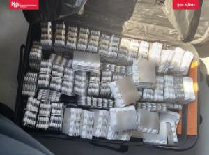 Zatrzymali w pociągu narkotyki warte milion złotych