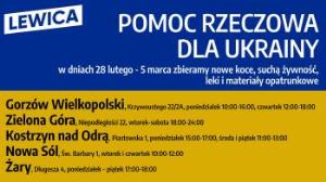 Możesz pomóc rzeczowo i finansowo? Pomóż!
